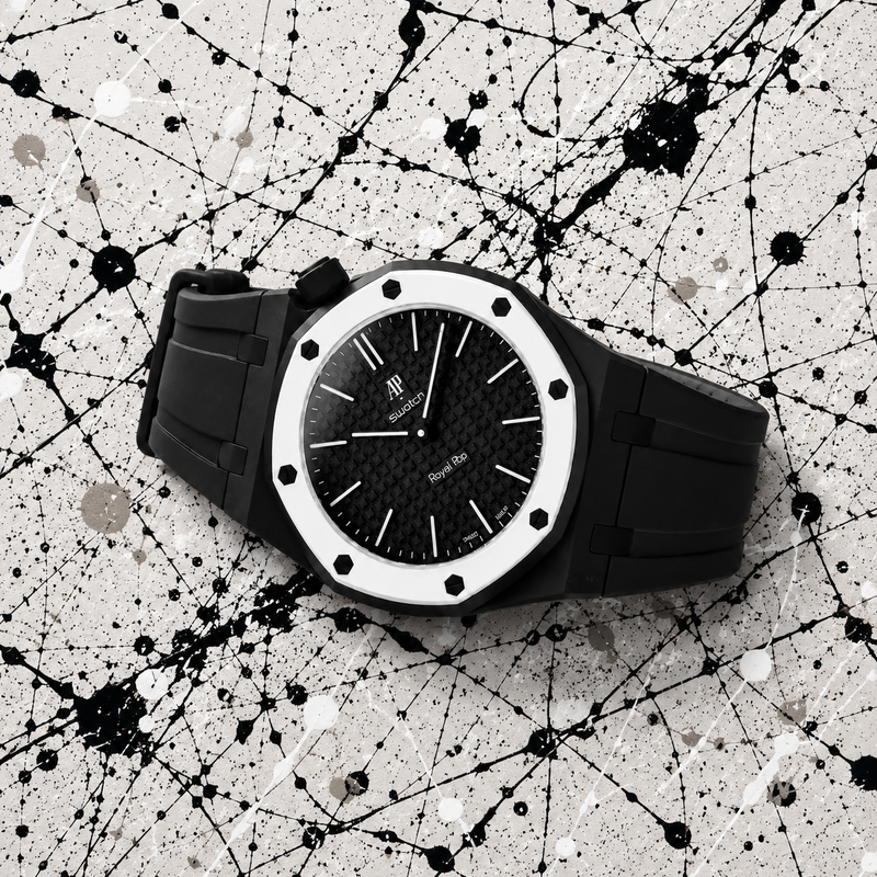 OCHO NEGRO Inspired Band for AP x Swatch